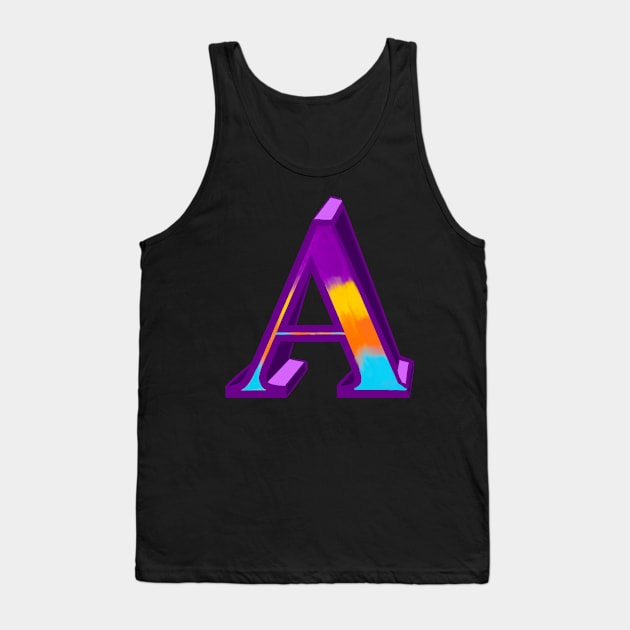 Top 10 best personalised gifts 2022  - Letter A ,personalised,personalized with pattern Tank Top by Artonmytee